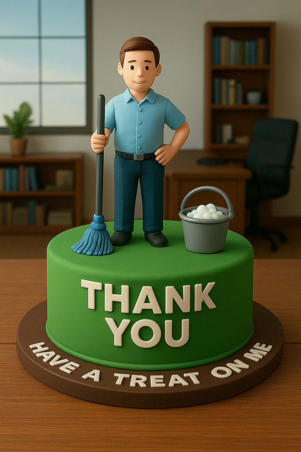 Send a Thank You Video Message to Your Janitor β Have a Treat on Me β Digital Greeting Video for WhatsApp & Messenger