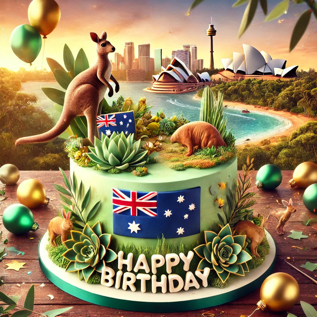 Australia Happy Birthday to a True Patriot – Digital Video Greeting Card for WhatsApp & Messenger