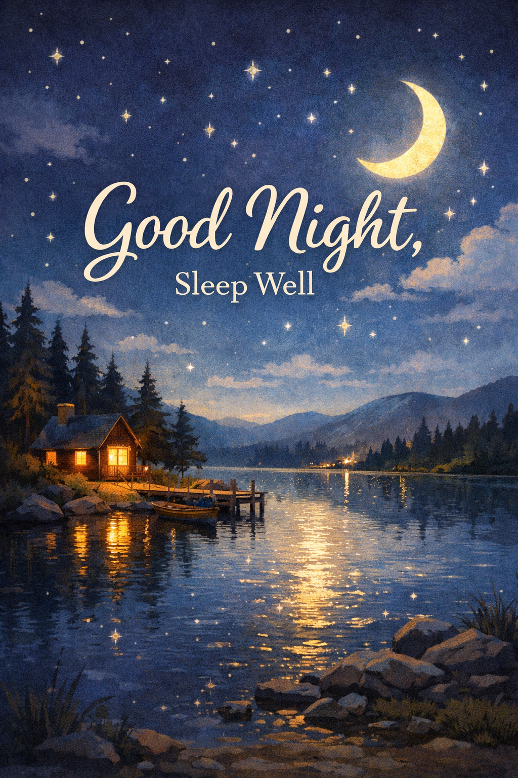 Good Night Sleep Well – Calm Video Message to Share on WhatsApp