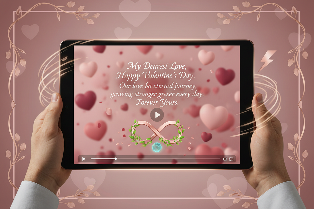 Send a Valentine’s Digital Message This Year – A More Eco-Friendly Way to Say I Love You