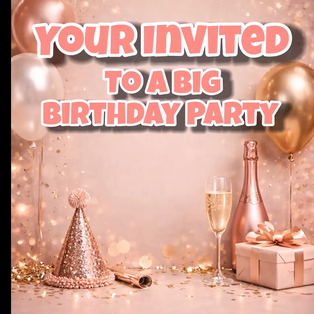 Birthday invitations