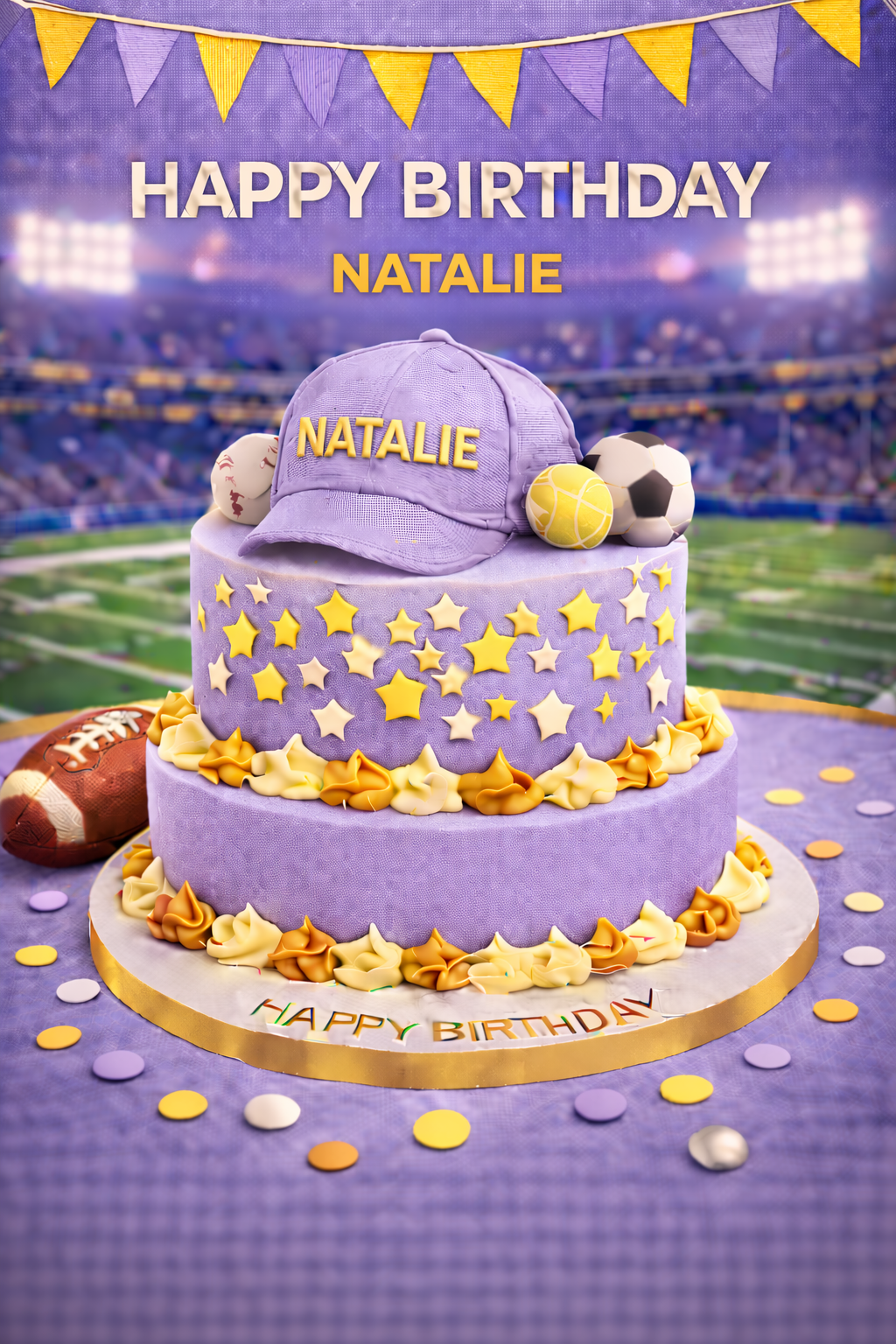 Happy Birthday Natalie – Video Message on WhatsApp Instant Download