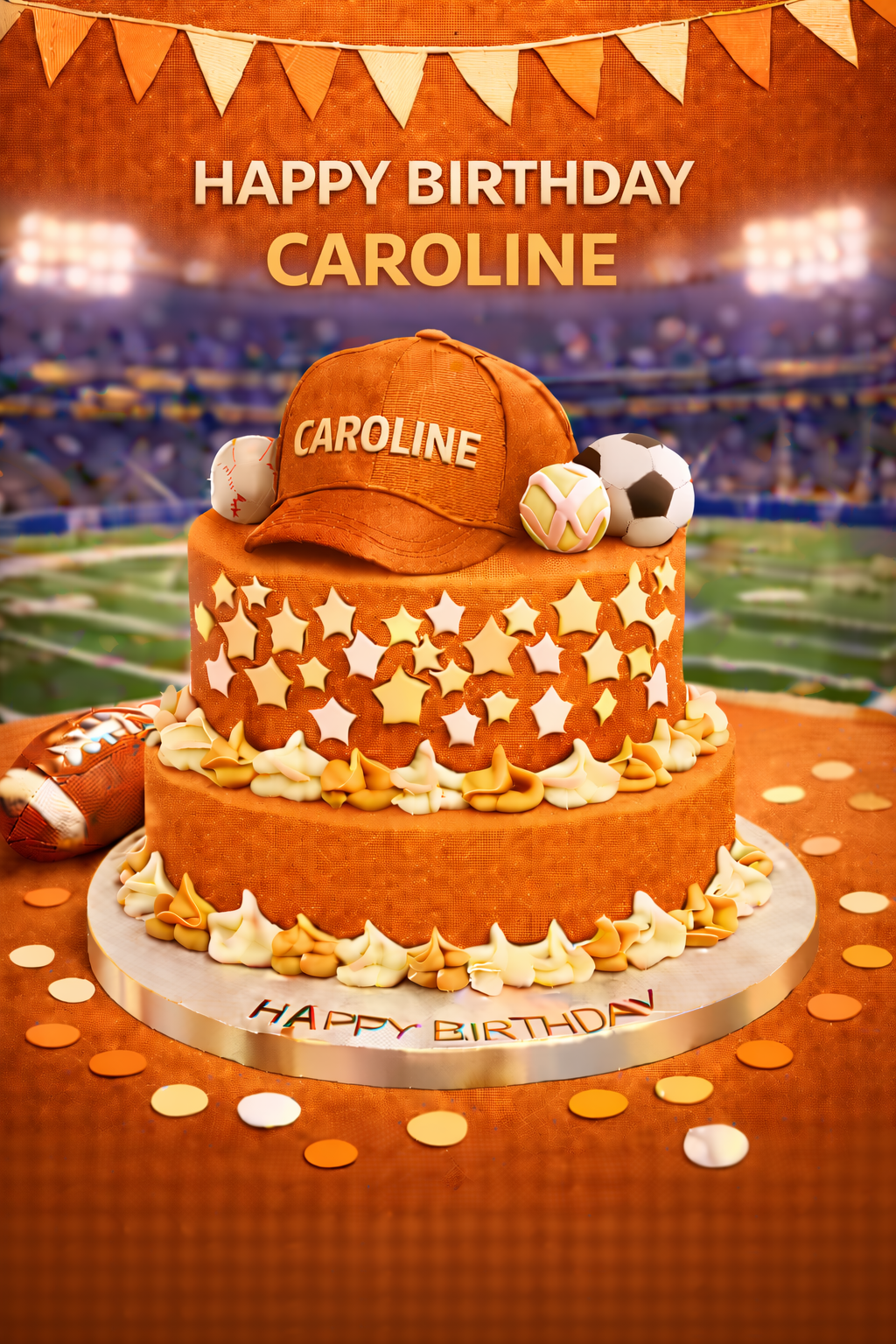 Happy Birthday Caroline – Send a Video Message Instantly via WhatsApp