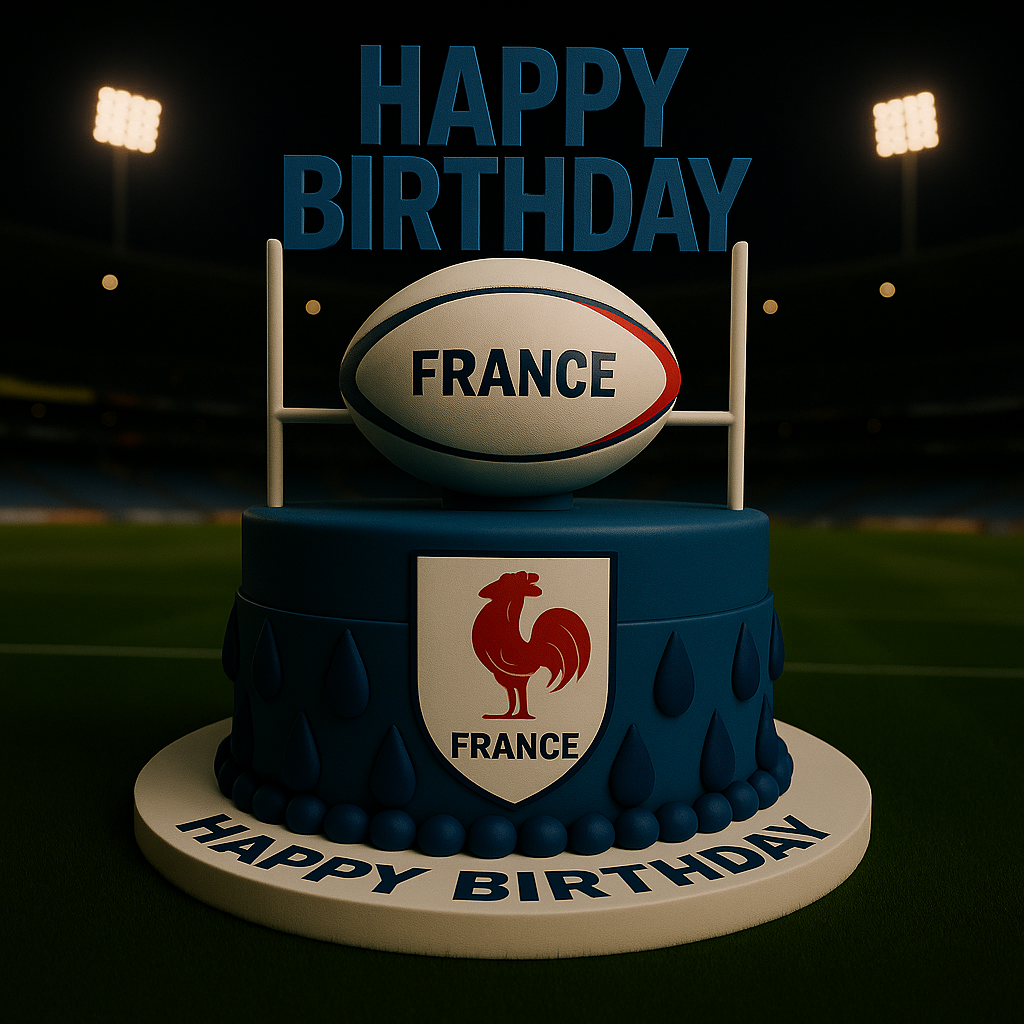 Happy Birthday France Rugby Fan – Send a Video Message Instantly via WhatsApp