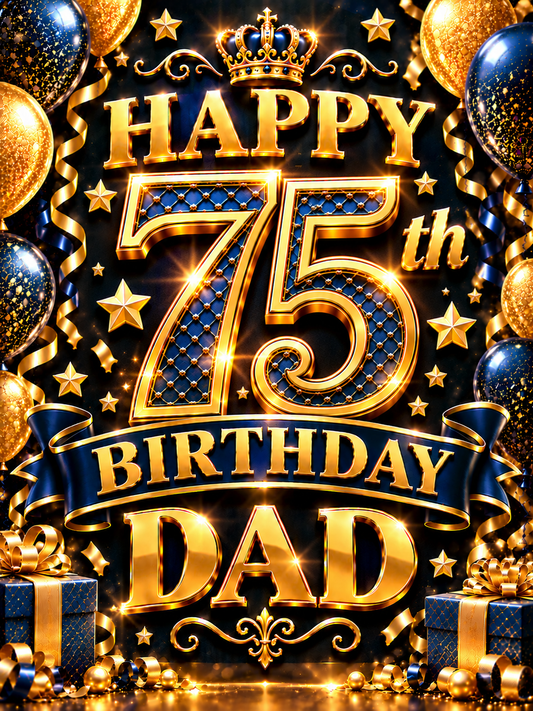 Happy 75th Birthday Dad – Birthday Video Message for Sharing