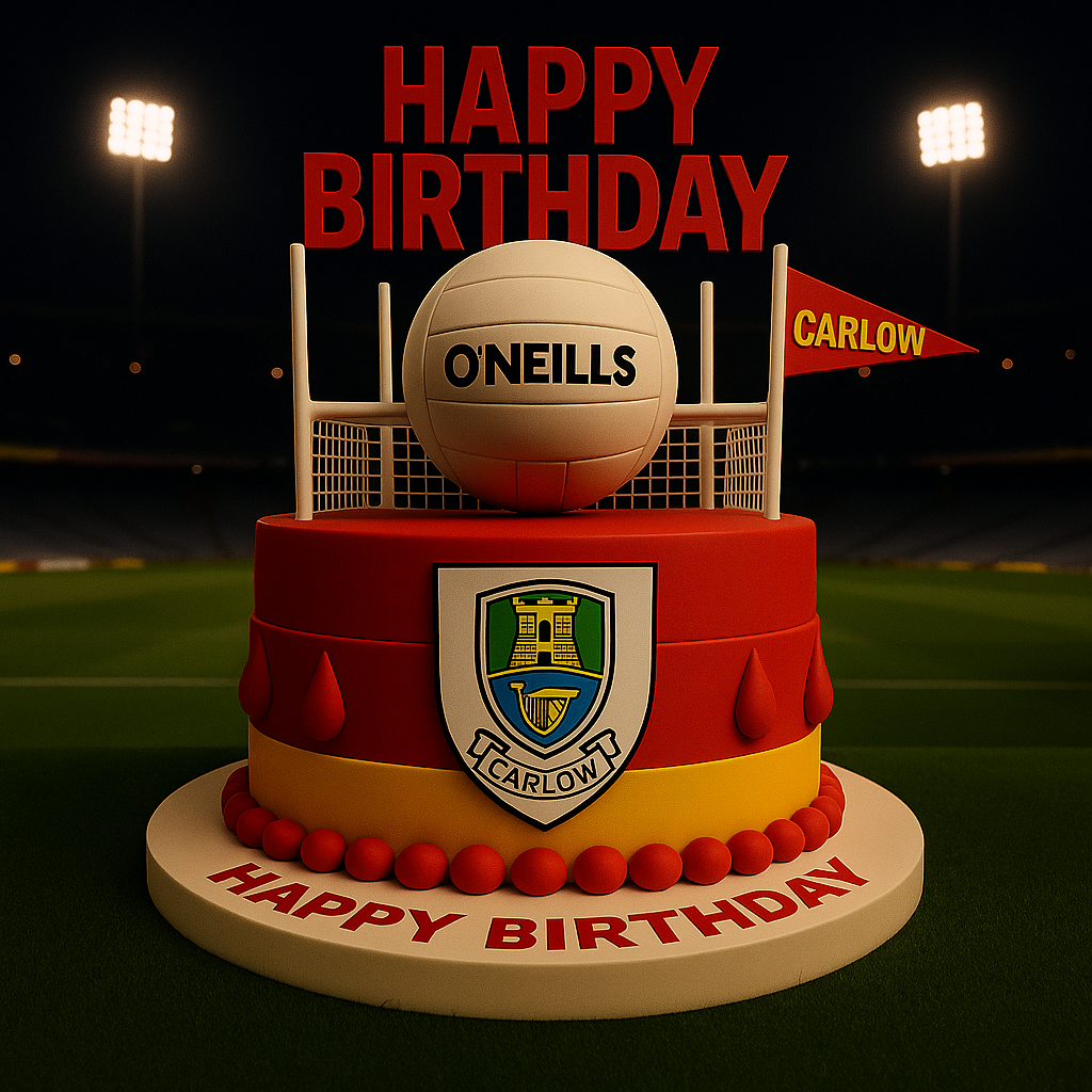 Happy Birthday – Carlow Gaelic Football Supporter Video Message via WhatsApp