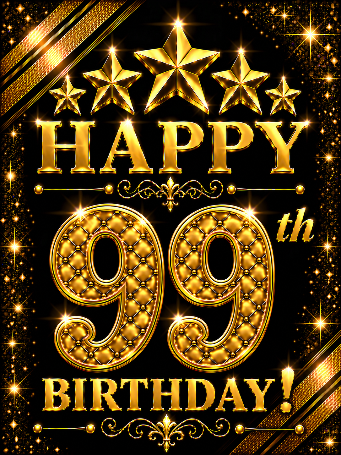 Happy 99th Birthday – Birthday Video Message for WhatsApp