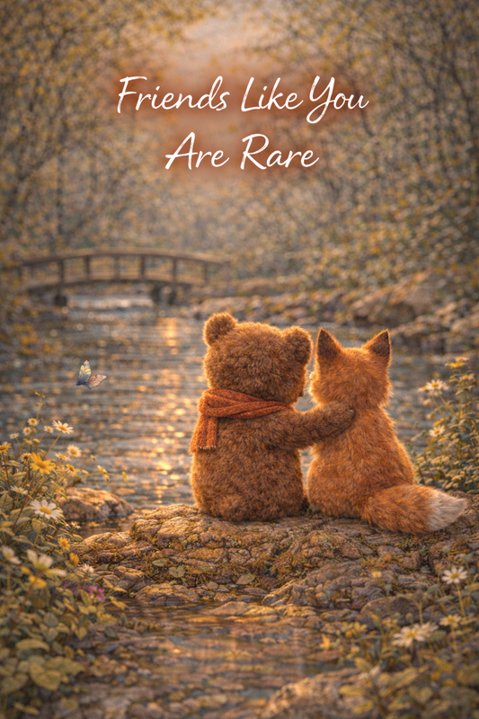 Friends Like You Are Rare – Heartfelt Friendship Video Message for WhatsApp