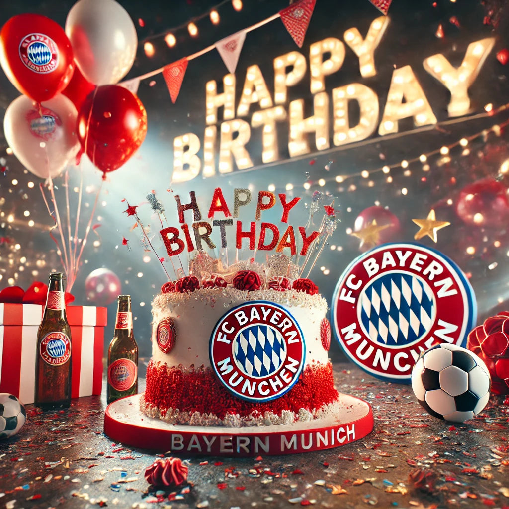 Football Happy Birthday Bayern Munich Fan Video Card