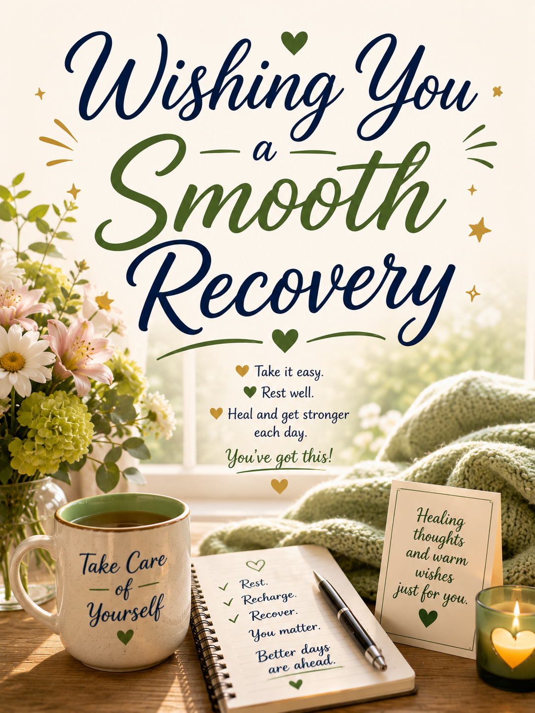 Wishing You a Smooth Recovery – Thoughtful Get Well Video Message for WhatsApp
