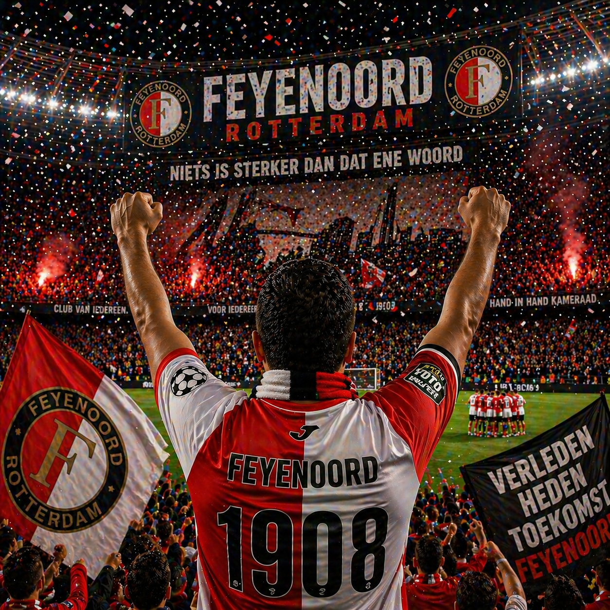 Brilliant Win Feyenoord Fan – Football Celebration Video for WhatsApp