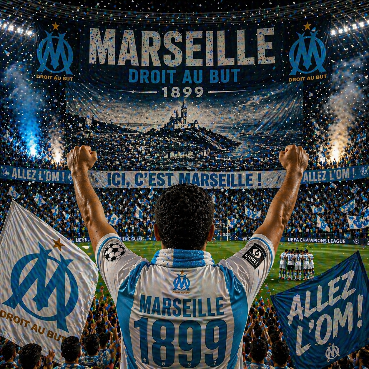 Superb Win Marseille Fan – Football Celebration Video for WhatsApp