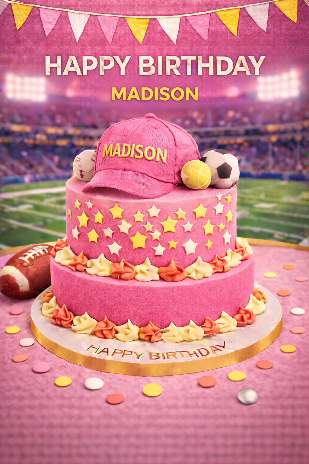 Happy Birthday Madison Video Message on WhatsApp Instant Download