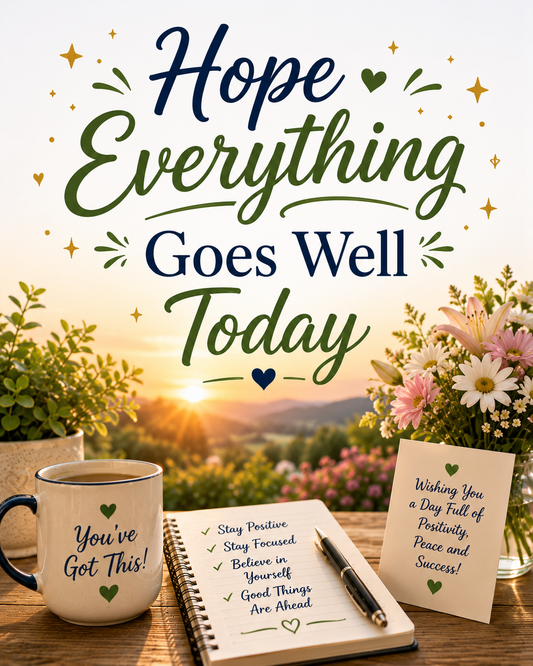 Hope Everything Goes Well Today – Thoughtful Support Video Message for WhatsApp