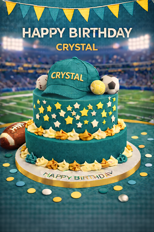 Happy Birthday Crystal – Video Message on WhatsApp Instantly