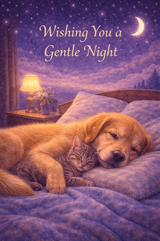Wishing You a Gentle Night – Calm Good Night Video Message to Share on WhatsApp