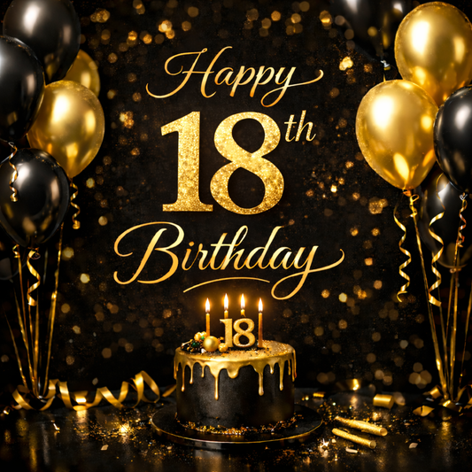 Happy 18th Birthday – Video Message on WhatsApp (Instant Download)