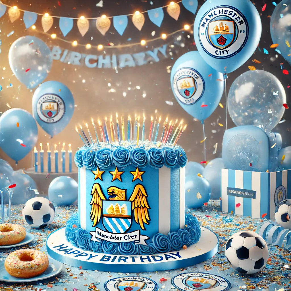 Football Happy Birthday Manchester City Fan Video Card