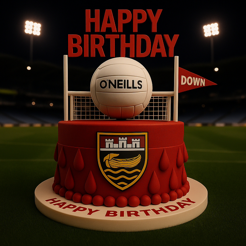 Happy Birthday – Down GAA Fan Video Message on WhatsApp (Instant Download)