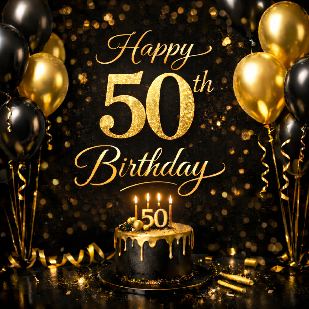 Happy 50th Birthday – Send a Personal Video Message Instantly via WhatsApp