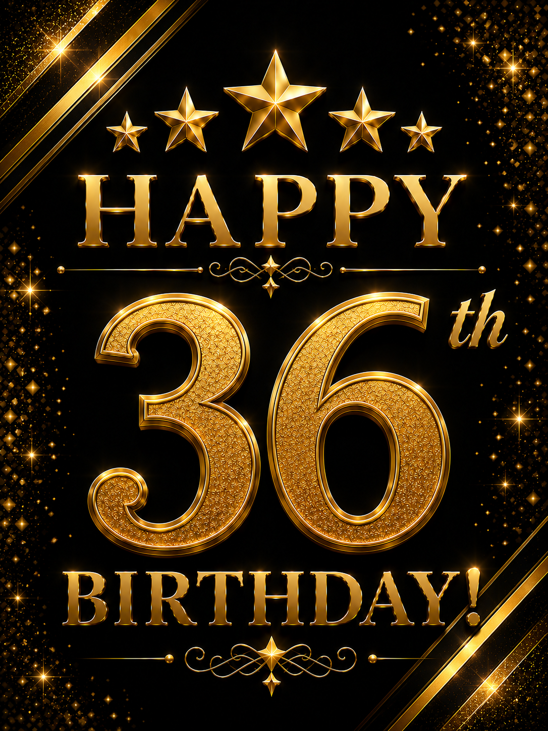 Happy 36th Birthday – Milestone Birthday Video Message for WhatsApp