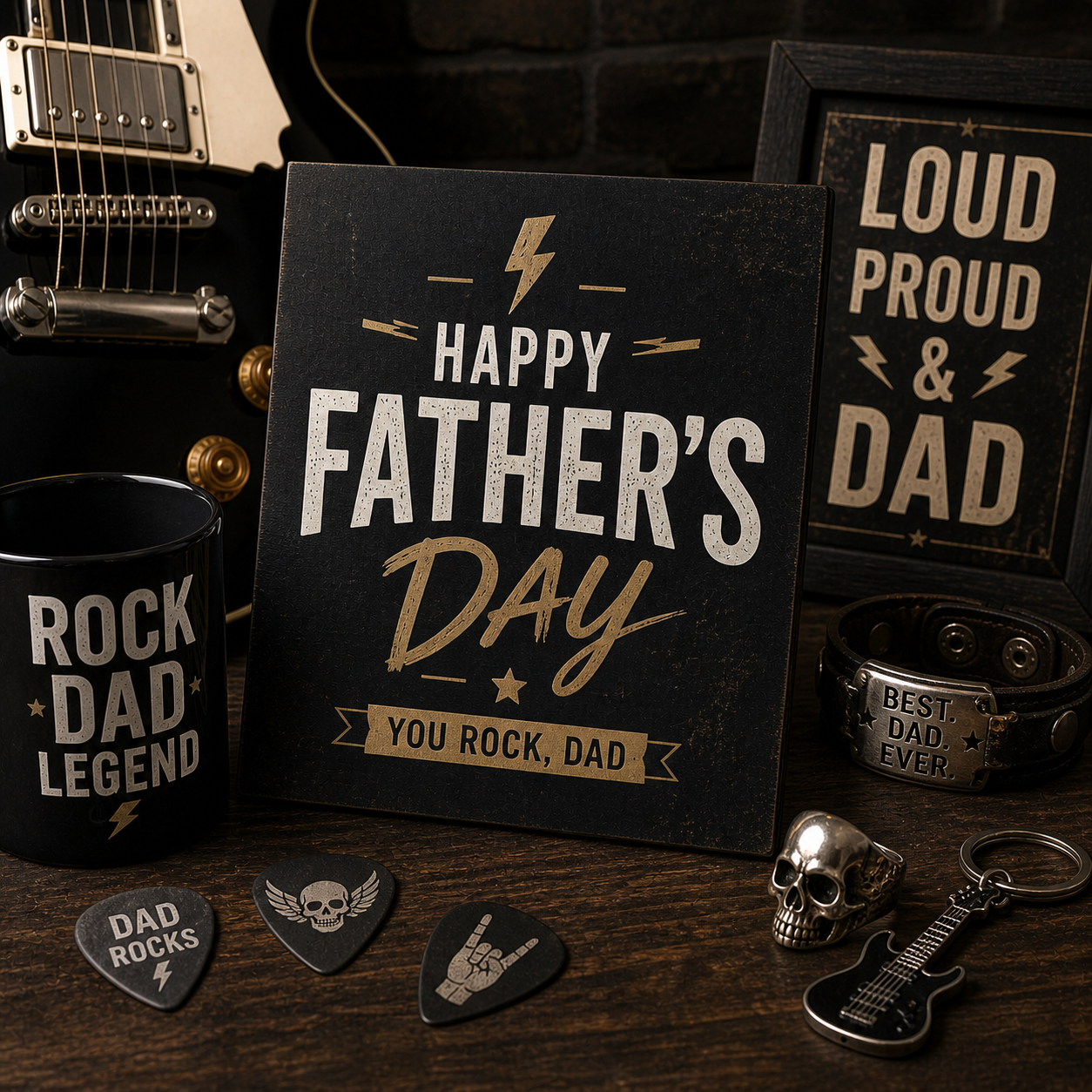 Father’s Day for a Rock Dad – Music & Guitar Vibes Video Message for WhatsApp