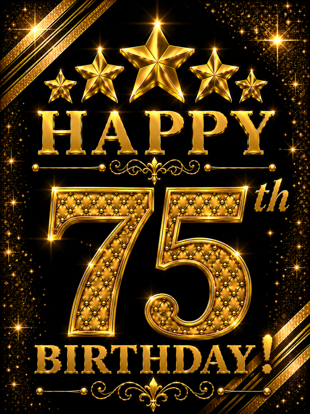 Happy 75th Birthday – Birthday Video Message for WhatsApp