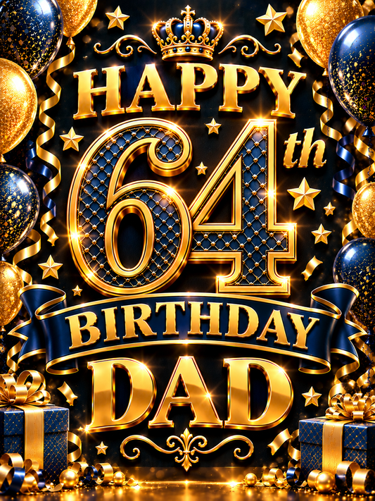 Happy 64th Birthday Dad – Birthday Video Message for Messenger