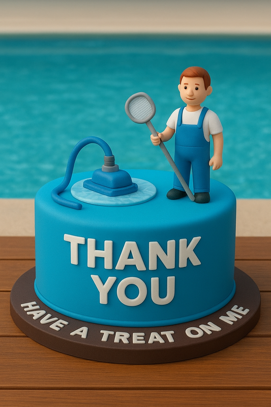 Send a Thank You Video Message to Your Swimming Pool Cleaner Have a Treat on Me Digital Greeting Video for WhatsApp & Messenger 🏊‍♂️✨