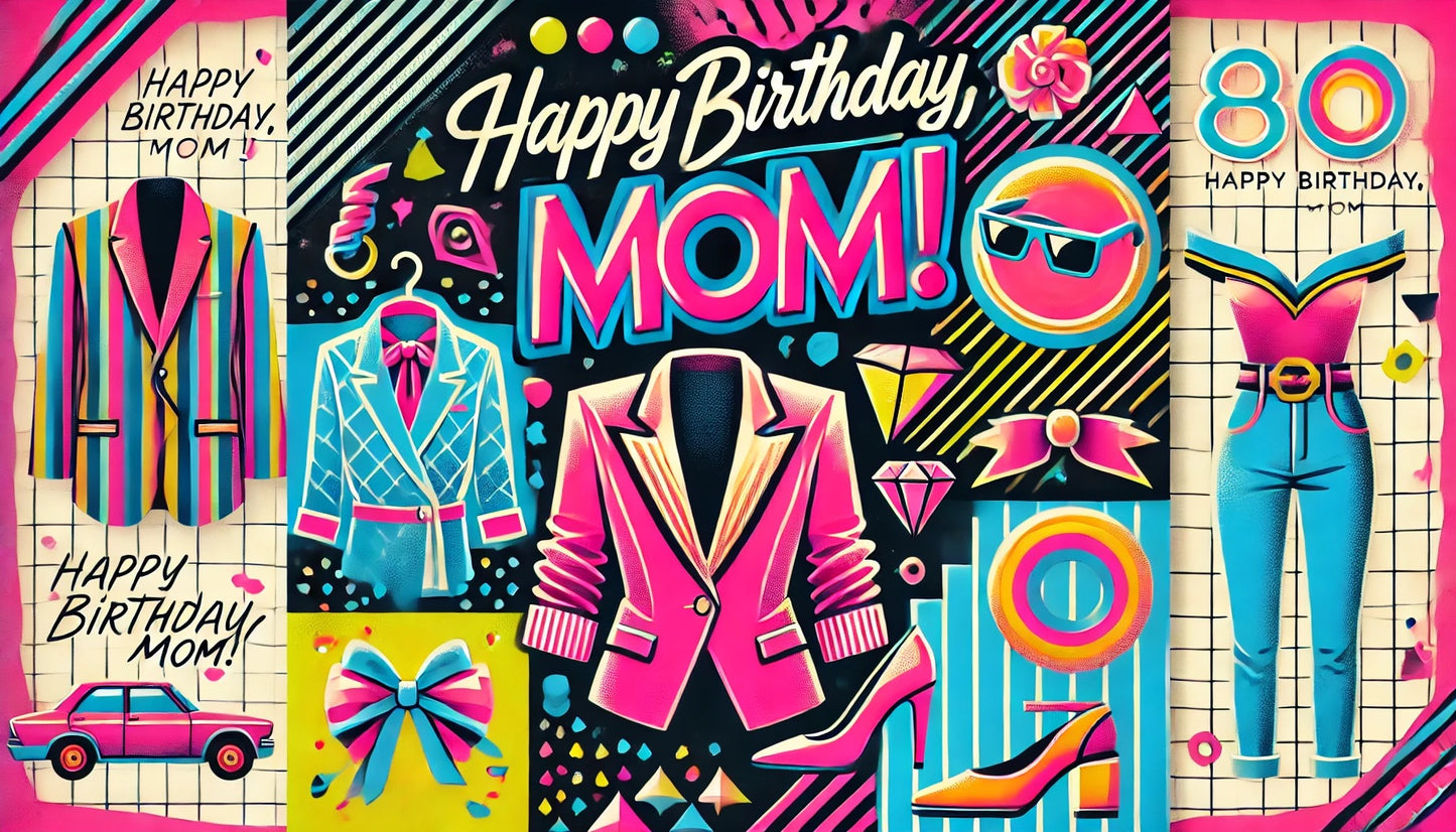 Happy Birthday Mom Video Greetings Card