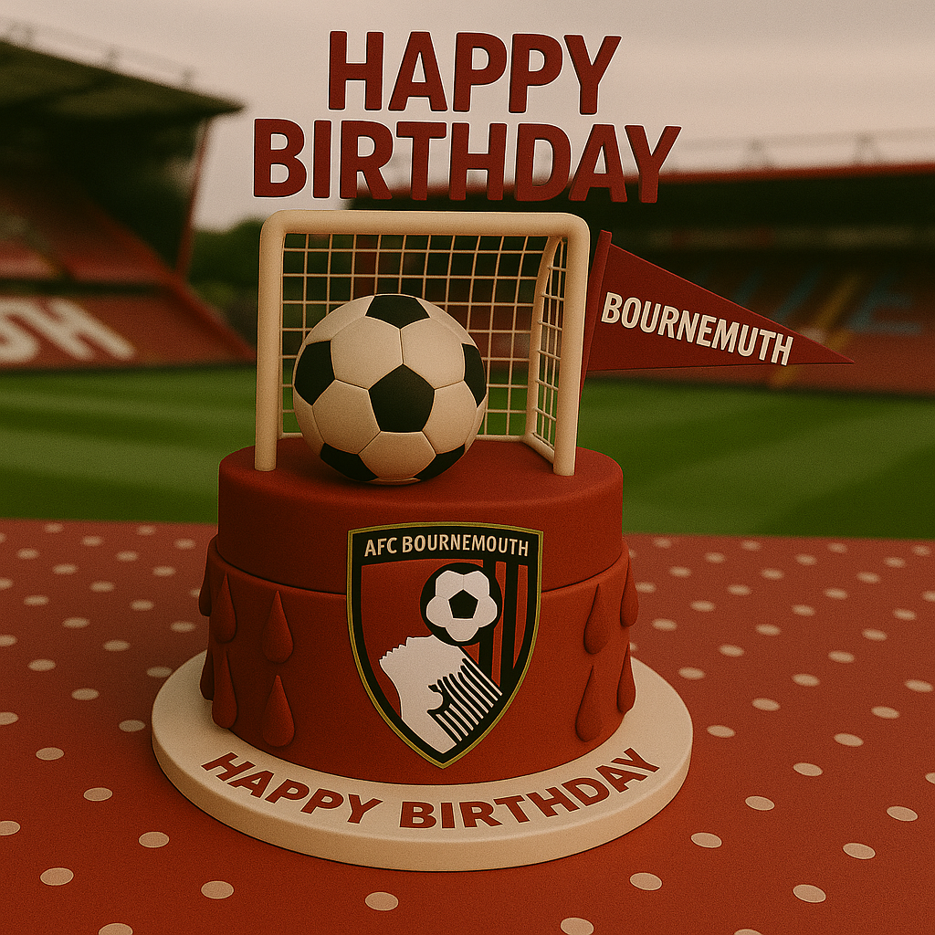 Soccer Happy Birthday Bournemouth Supporter