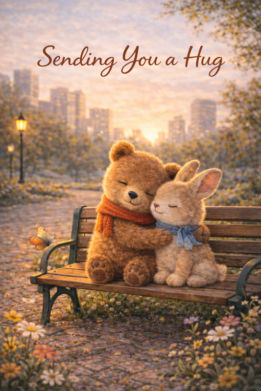 Sending You a Hug – Warm Video Message to Share on WhatsApp
