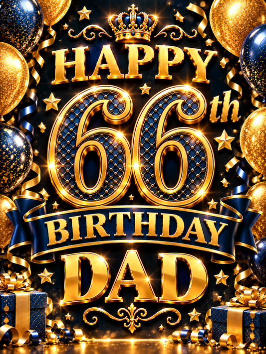 Happy 66th Birthday Dad – Birthday Video Message for Email