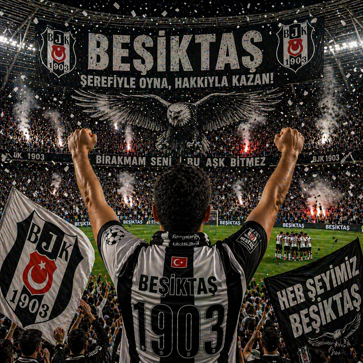 What a Win Beşiktaş Fan – Football Celebration Video for WhatsApp