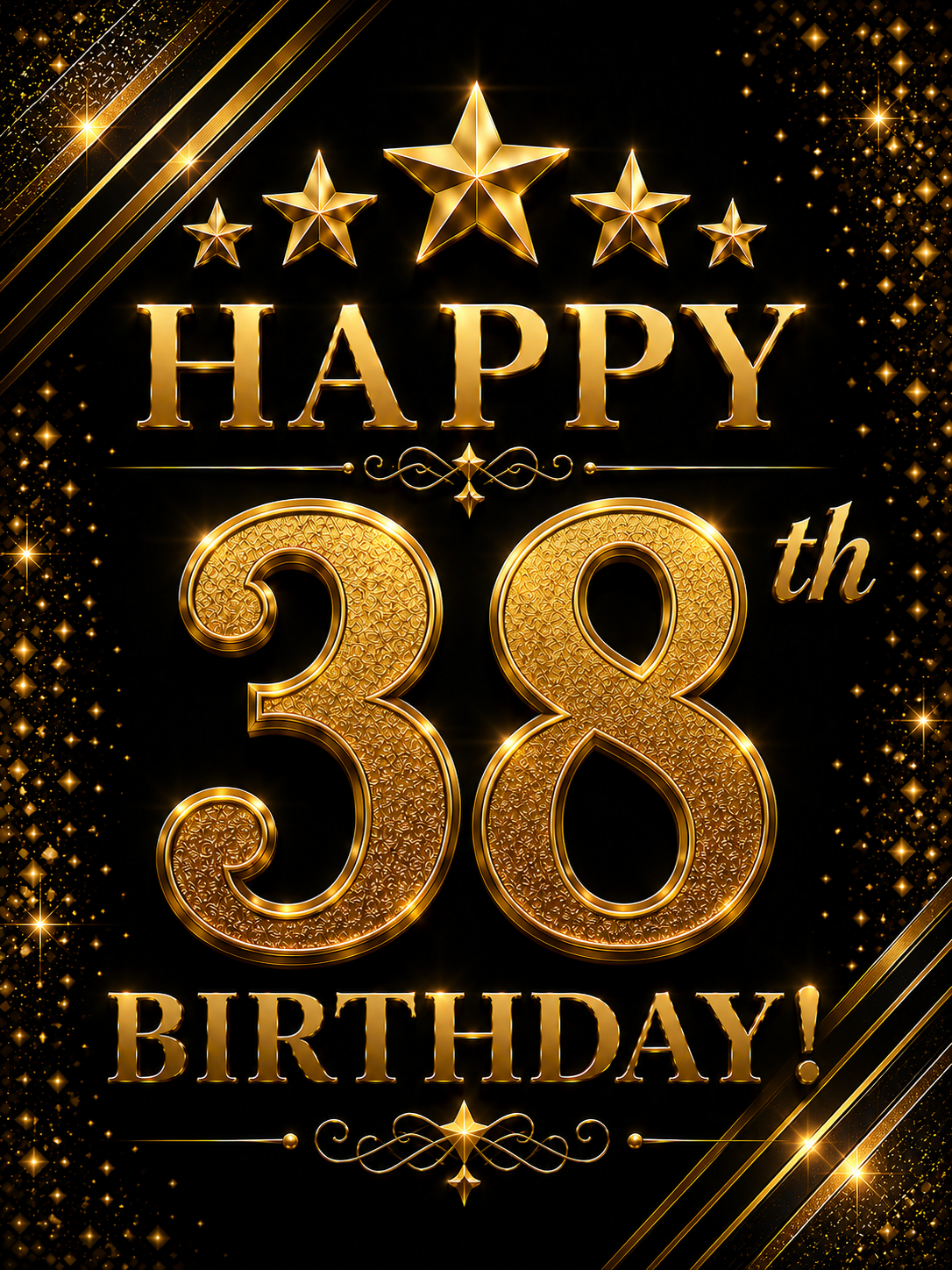 Happy 38th Birthday – Milestone Birthday Video Message for WhatsApp