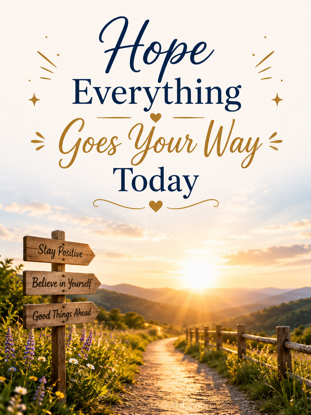 Hope Everything Goes Your Way Today – Positive Wishes Video Message for WhatsApp