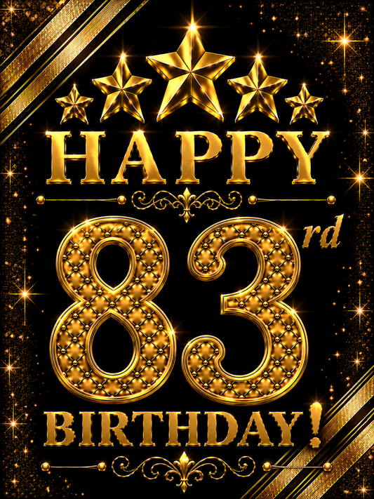 Happy 83rd Birthday – Birthday Video Message for WhatsApp