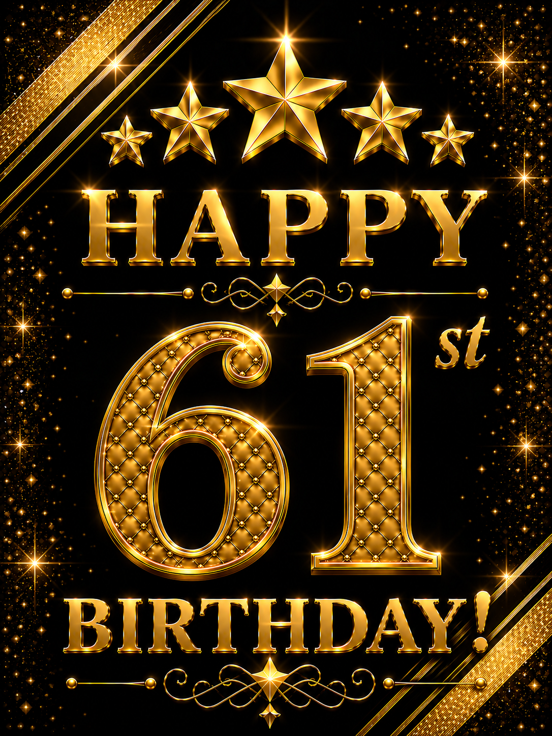 Happy 61st Birthday – Birthday Video Message for WhatsApp