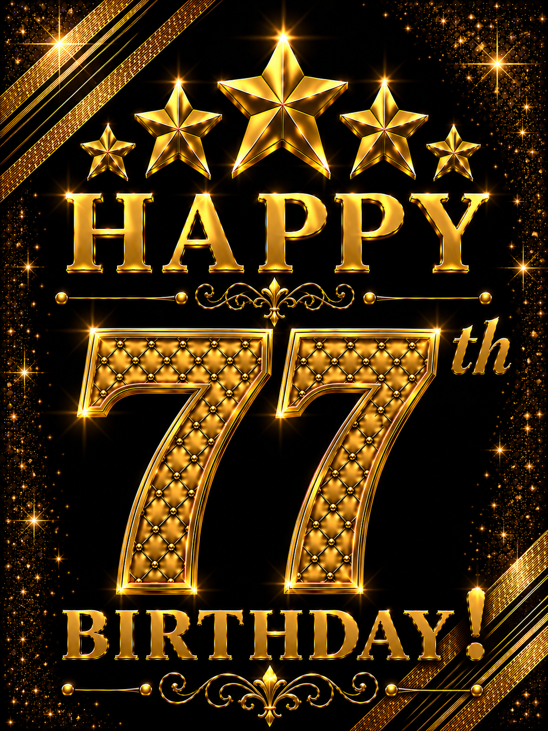 Happy 77th Birthday – Birthday Video Message for WhatsApp