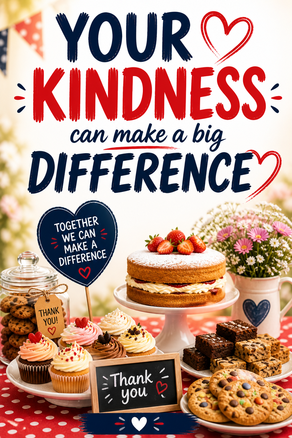 Charity Bake Sale Fundraiser – Promote Your Event with a Video Message