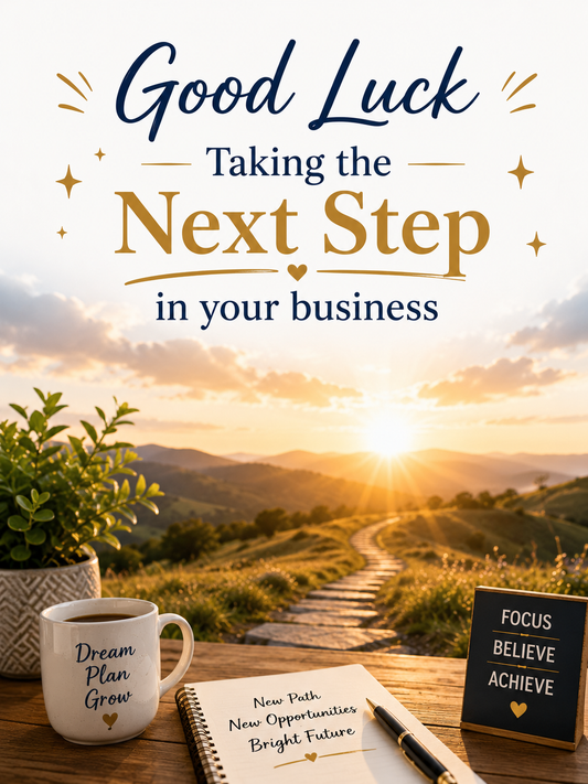 Good Luck Taking the Next Step in Your Business – Entrepreneur Success Video Message for WhatsApp