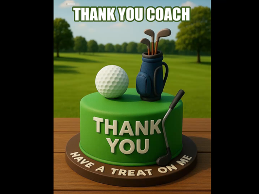 Send a Thank You Video Message to Your Golf Coach – Have a Treat on Me – Digital Greeting Video for WhatsApp & Messenger