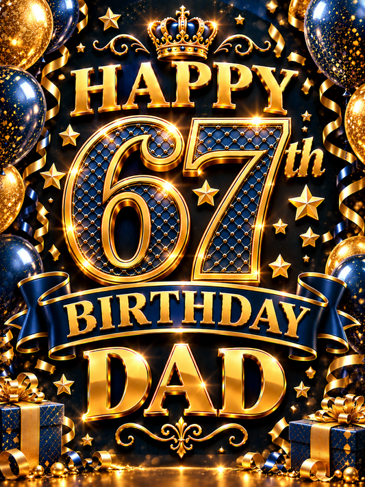 Happy 67th Birthday Dad – Birthday Video Message for WhatsApp