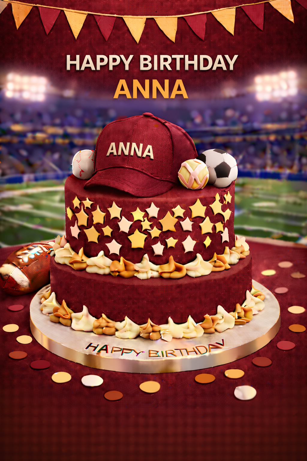 Happy Birthday Anna – Send a Video Message Instantly via WhatsApp