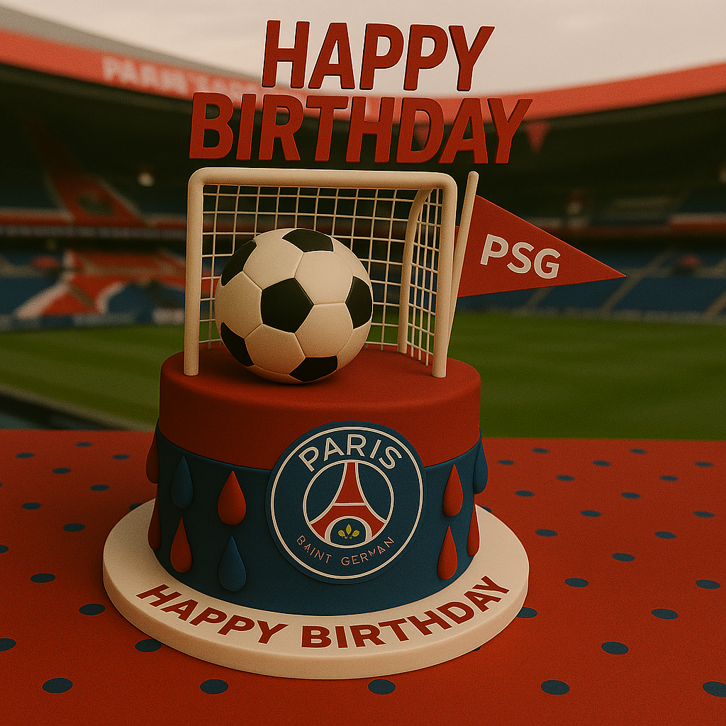 Soccer Happy Birthday Paris Saint-Germain Supporter PSG