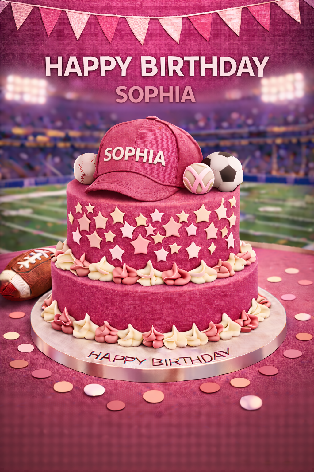 Happy Birthday Sophia – Send a Video Message Instantly via WhatsApp