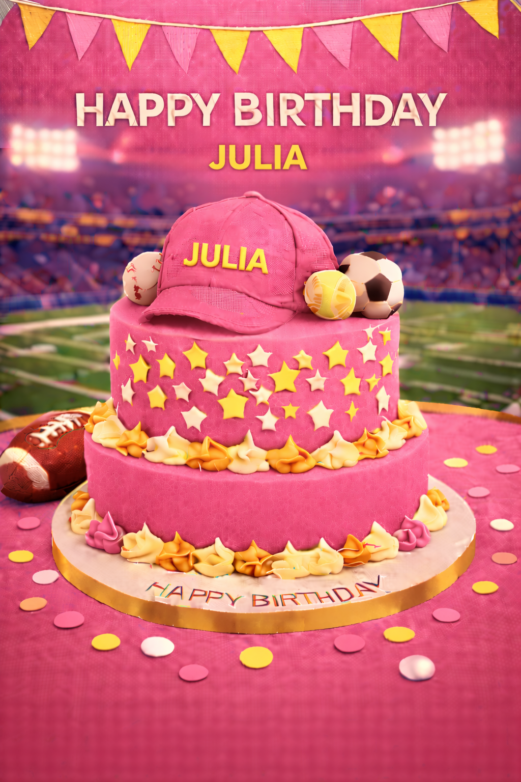 Happy Birthday Julia – Send a Video Message Instantly via WhatsApp