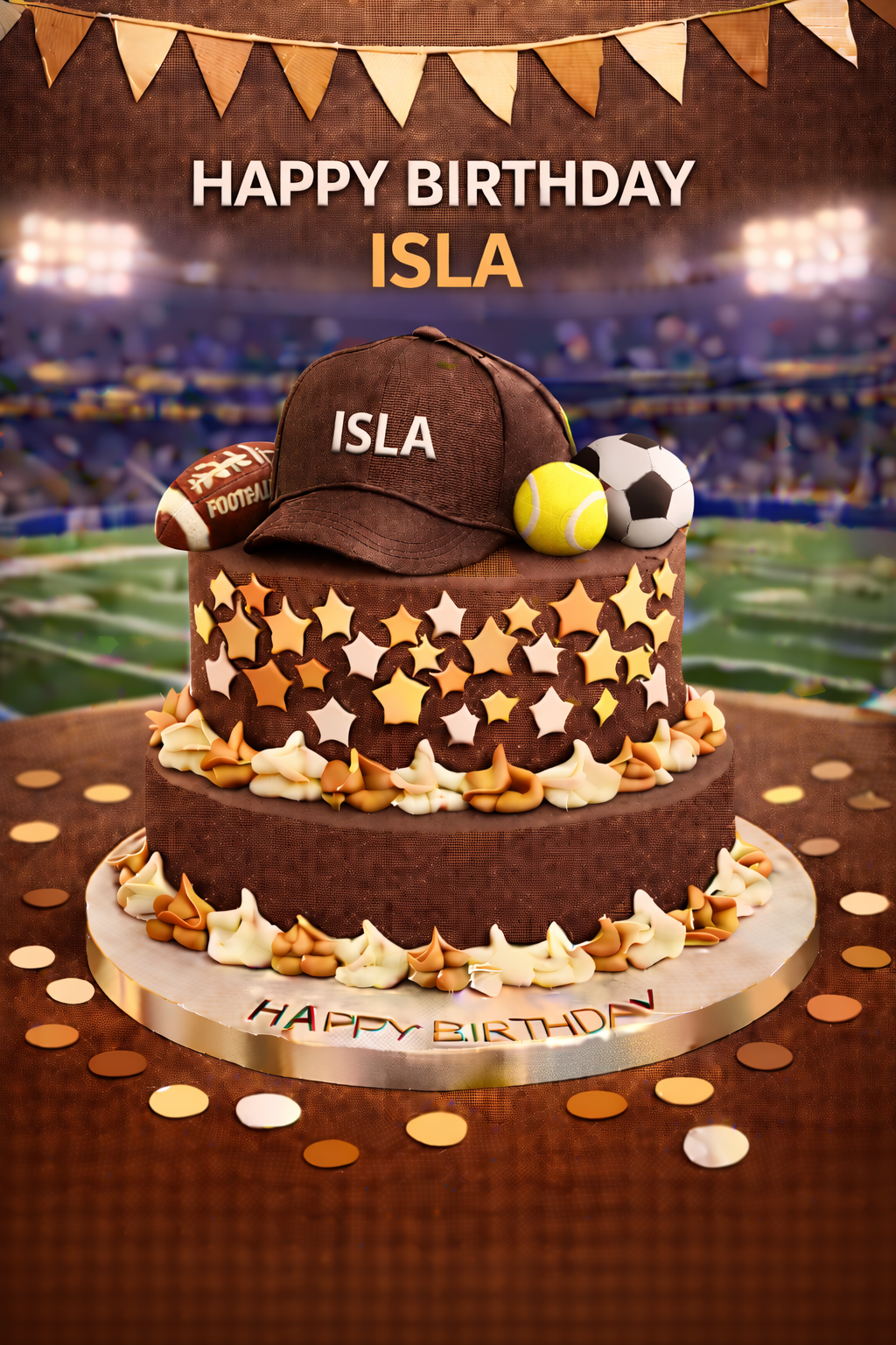 Happy Birthday Isla – Send a Video Message Instantly via WhatsApp