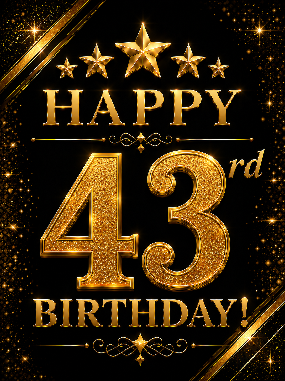 Happy 43rd Birthday – Birthday Video Message for WhatsApp