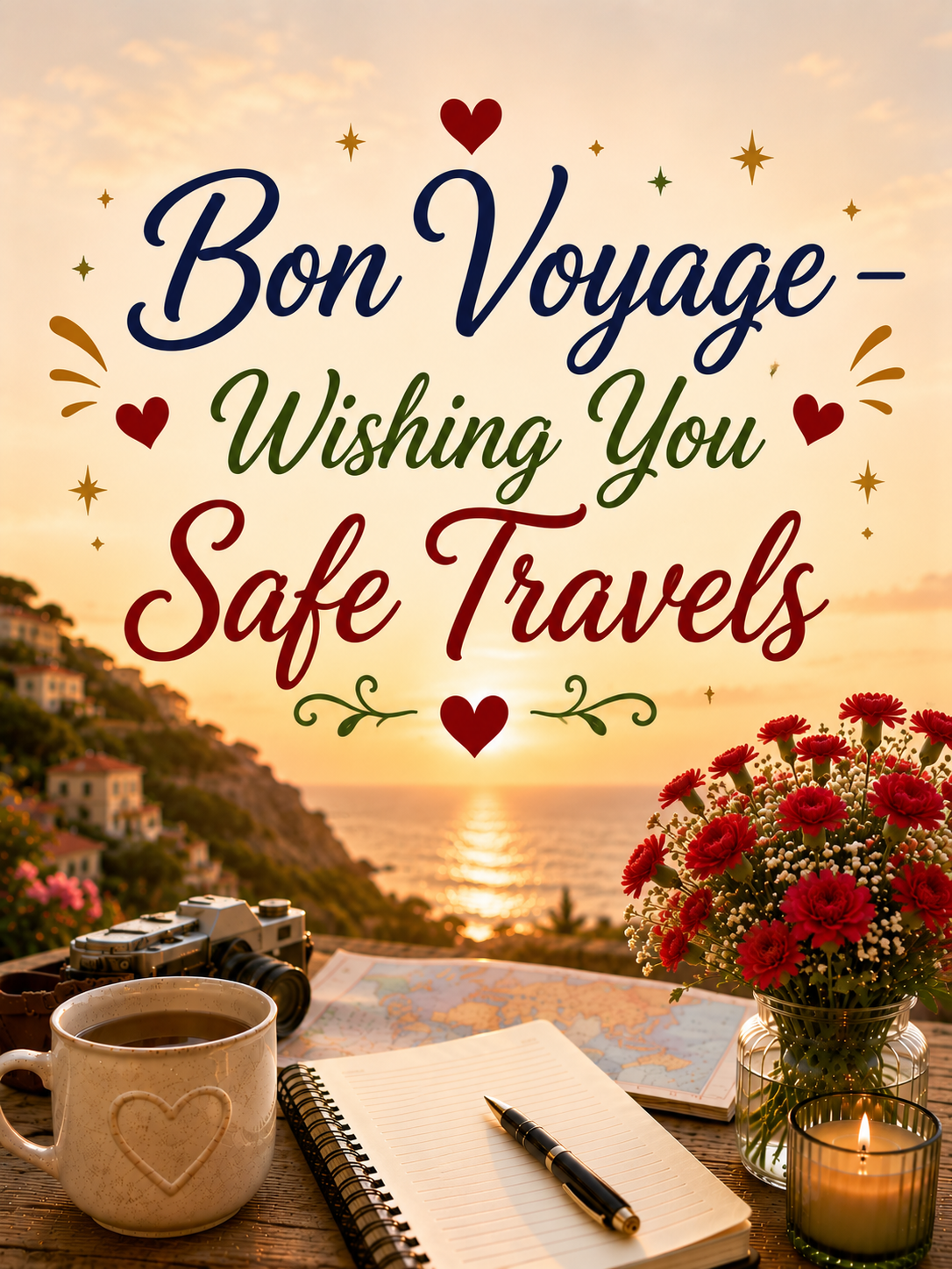 Bon Voyage – Wishing You Safe Travels – Travel Video Message for WhatsApp